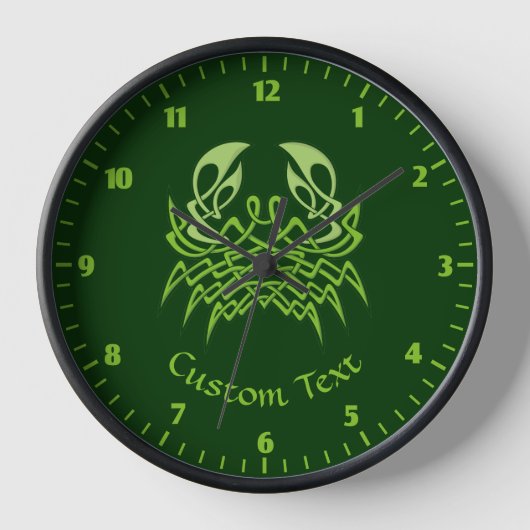 Groene Krab Keltische Knoop (Voorkant)