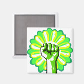 Groene kracht magneet (Voorkant / Achterkant)