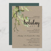 GROENE KRAFT LOOF CORPORATE FEestdagenPARTY Kaart (Voorkant / Achterkant)