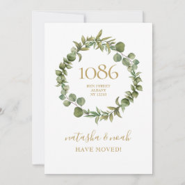Groene krans nieuwe adres verhuisbericht