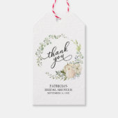 Groene Krans Pompoen Herfst Bruiloft Feest Favor Cadeaulabel (Voorkant)