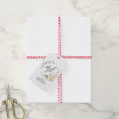Groene Krans Pompoen Herfst Bruiloft Feest Favor Cadeaulabel (Met Touw)