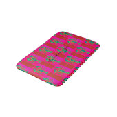 groene kreeften Thunder_Cove roze Badmat (Gekanteld)