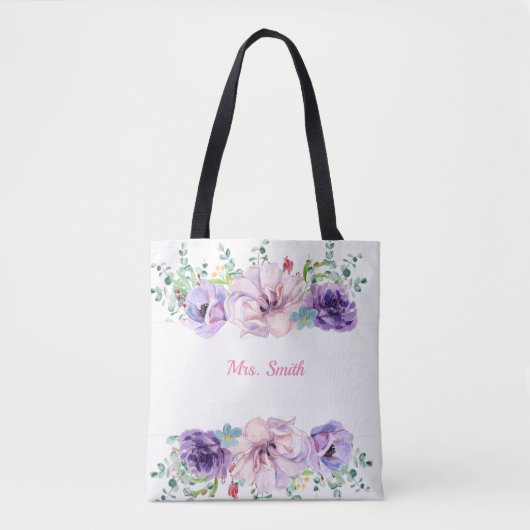 Groene kreet met toewijding canvas tas (Voorkant)