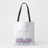 Groene kreet met toewijding canvas tas (Voorkant)