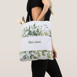 Groene kreet met toewijding canvas tas