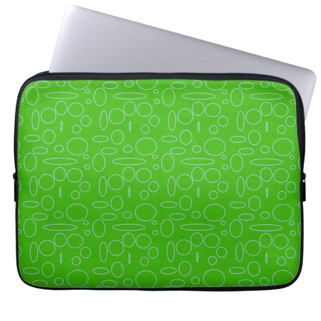 groene kringlopen laptop sleeve (Voorkant)