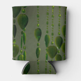 Groene kristallen op een koelbox blikjeskoeler