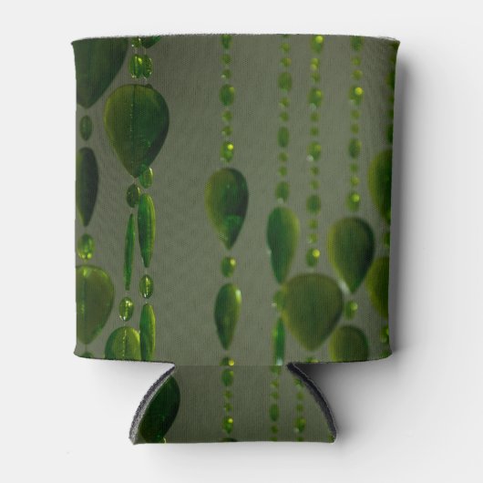 Groene kristallen op een koelbox blikjeskoeler (Voorkant)