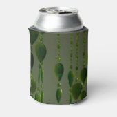 Groene kristallen op een koelbox blikjeskoeler (Blikje Achterkant)