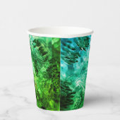 Groene Kristallen Papieren Bekers (Rechts)