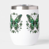 Groene Kristalvlinder | Bloemframe (Voorkant)