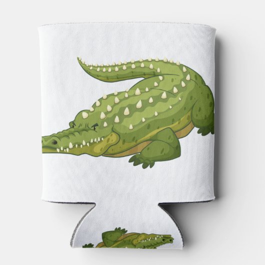 Groene krokodil blikjeskoeler (Achterkant)