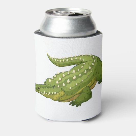 Groene krokodil blikjeskoeler (Blikje Achterkant)