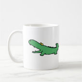 Groene krokodil koffiemok (Links)