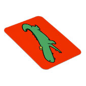 Groene krokodil magneet (Rechterzijde)