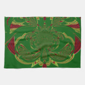 Groene Kroon Theedoek (Horizontaal)