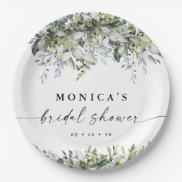 Groene Kruiden Bruidsfeest Papieren Bord