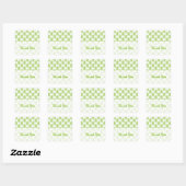 Groene kruidenpijlen Dank je Stickers (Vel)