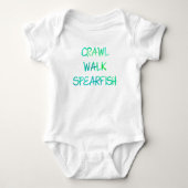 Groene kruipper romper (Voorkant)