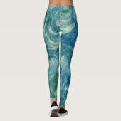 Groene Krullen Leggings (Achterkant)