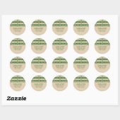 Groene Kunst Deco Grens sparen de Stickers van de  (Vel)