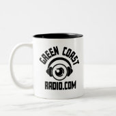 Groene Kust Radio Koffie Mok (Links)