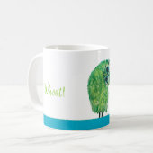 Groene kustboeien koffiemok (Voorkant links)