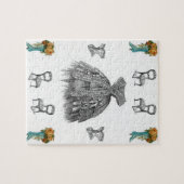  groene laarzen puzzel haar (Horizontaal)