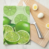 Groene lakens keukenkeukenhanddoek voor fruit theedoek (Quarter Fold)