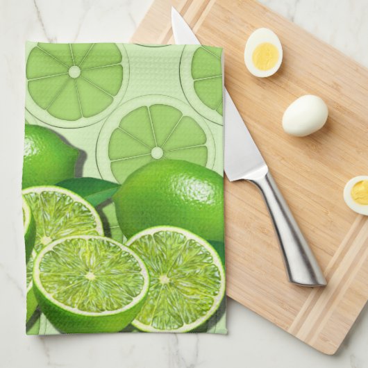 Groene lakens keukenkeukenhanddoek voor fruit theedoek (Quarter Fold)