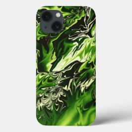 Groene lammeren iPhone 13 hoesje
