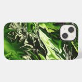 Groene lammeren iPhone hoesje (Achterkant horizontaal)
