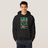 Groene lampions vliegen hoodie (Voorkant volledig)