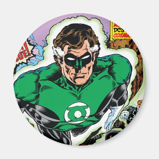 Groene lampions vliegen magneet (Voorkant)