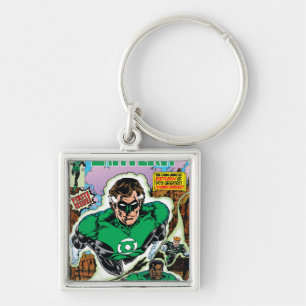 Groene lampions vliegen sleutelhanger