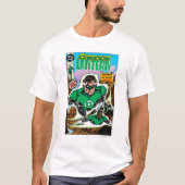 Groene lampions vliegen t-shirt (Voorkant)