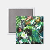 Groene lampjes magneet (Voorkant / Achterkant)
