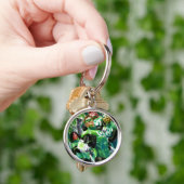 Groene lampjes sleutelhanger (Hand)