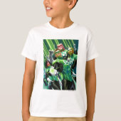 Groene lampjes t-shirt (Voorkant)