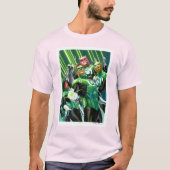 Groene lampjes t-shirt (Voorkant)