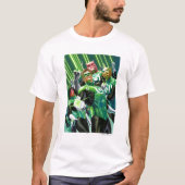Groene lampjes t-shirt (Voorkant)
