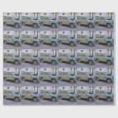 Groene Land Rover Cadeaupapier (Vlak)