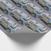 Groene Land Rover Cadeaupapier (Hoek)