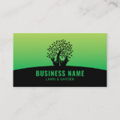 Groene landschapsarchitectuur voor eigen verzorgin visitekaartje (Voorkant)