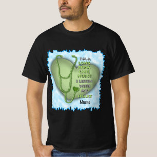Groene langdurige zorgverzekering t-shirt