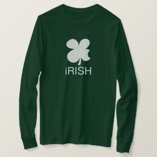 Groene lange hoes Irish Clover St Patrick's Day T-shirt