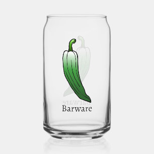 Groene Lange Zoete Paprika Blikvorm Glas