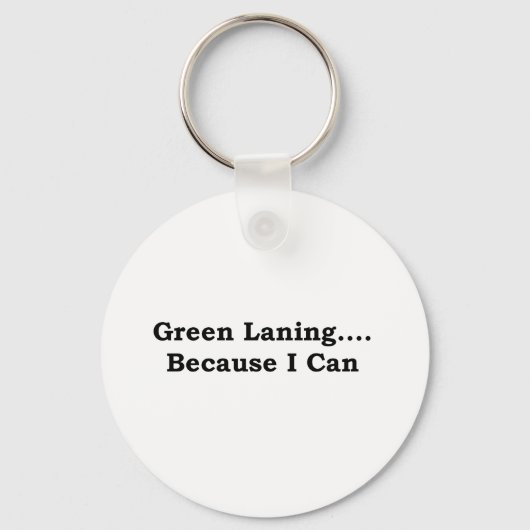 Groene langoest zwart sleutelhanger (Voorkant)