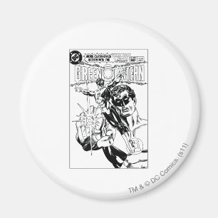 Groene Lantaarn - Action Comic Hoesje, Black en Wh Magneet